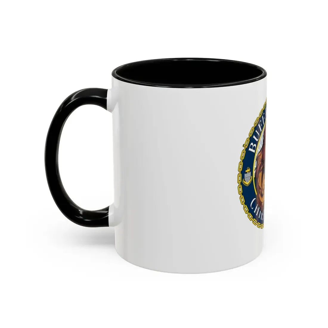 USCG Buffalo Area Cheifs Mess (U.S. Coast Guard) Accent Coffee Mug - Go Mug Yourself