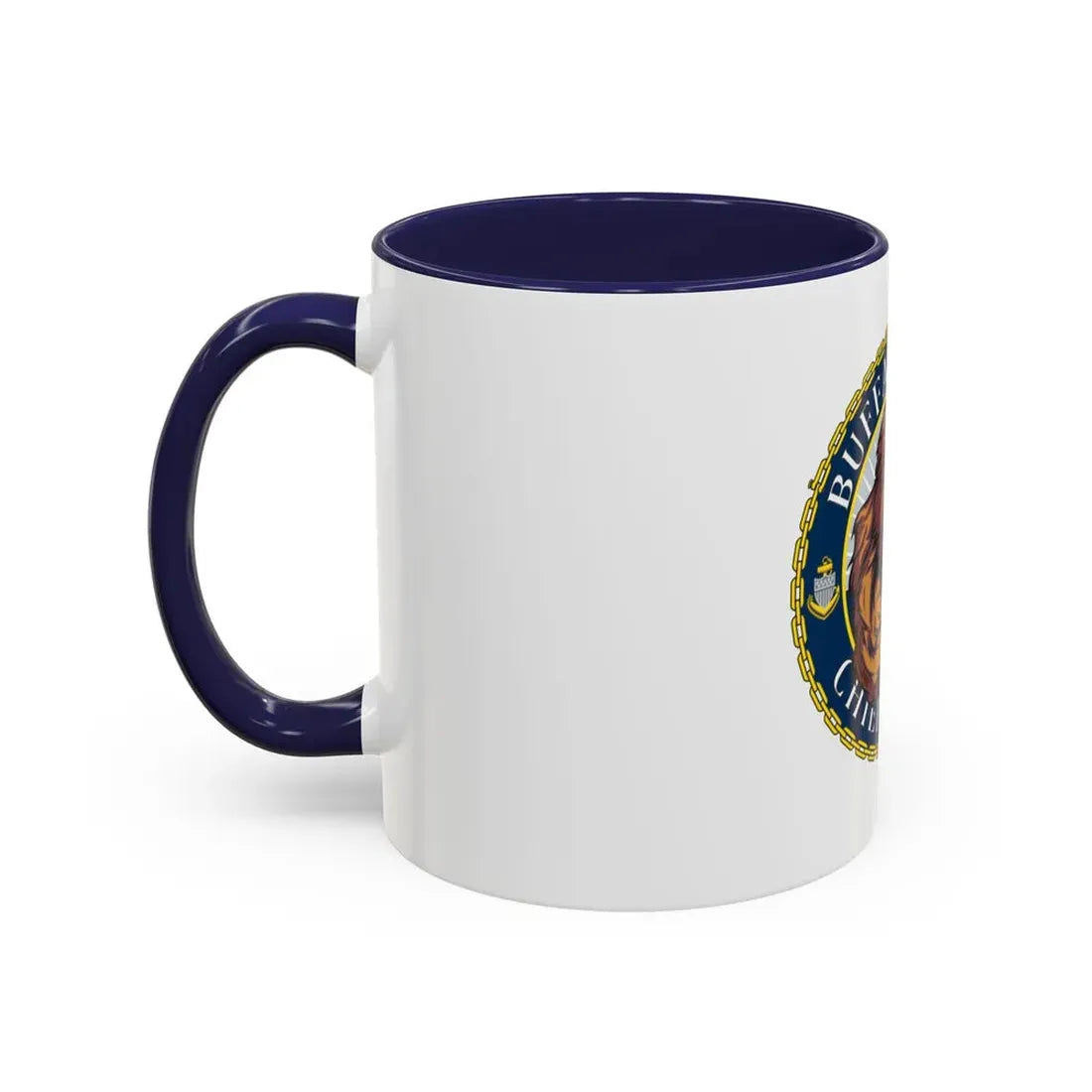 USCG Buffalo Area Cheifs Mess (U.S. Coast Guard) Accent Coffee Mug - Go Mug Yourself