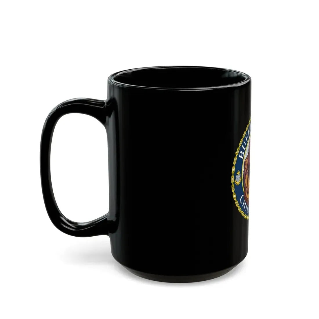USCG Buffalo Area Cheifs Mess (U.S. Coast Guard) Black Coffee Mug - Go Mug Yourself