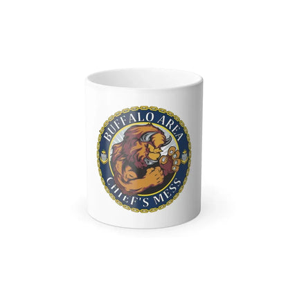 USCG Buffalo Area Cheifs Mess (U.S. Coast Guard) Color Changing Coffee Mug 11oz - Go Mug Yourself