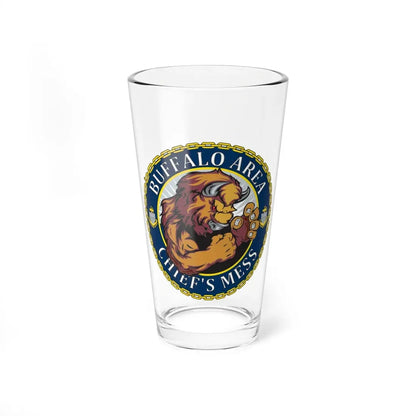 USCG Buffalo Area Cheifs Mess (U.S. Coast Guard) Pint Glass 16oz 16oz - Go Mug Yourself