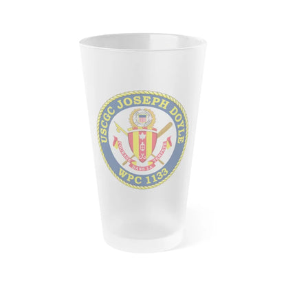 USCG C JOSEPH DOYLE W PC 1133 (U.S. Coast Guard) Frosted Pint Glass 16oz-Go Mug Yourself