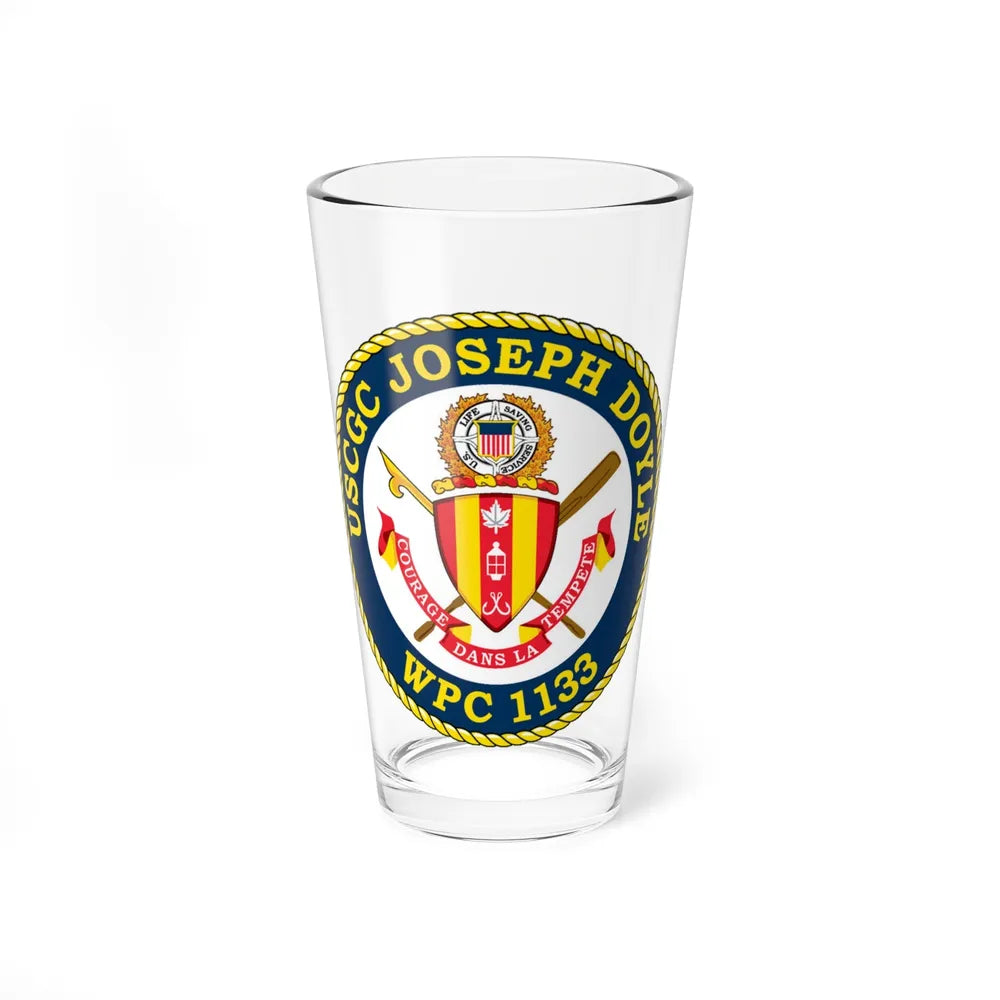 USCG C JOSEPH DOYLE W PC 1133 (U.S. Coast Guard) Pint Glass 16oz-16oz-Go Mug Yourself