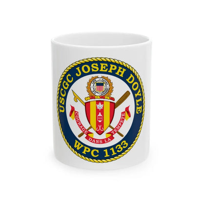 USCG C JOSEPH DOYLE W PC 1133 (U.S. Coast Guard) White Coffee Mug-11oz-Go Mug Yourself