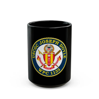 USCG C JOSEPH DOYLE W PC 1133 (U.S. Coast Guard) Black Coffee Mug 15oz - Go Mug Yourself