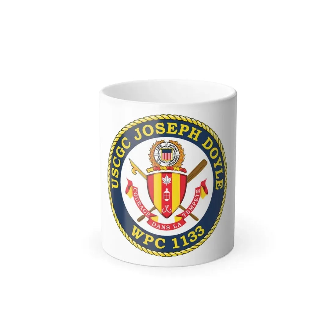 USCG C JOSEPH DOYLE W PC 1133 (U.S. Coast Guard) Color Changing Coffee Mug 11oz - Go Mug Yourself