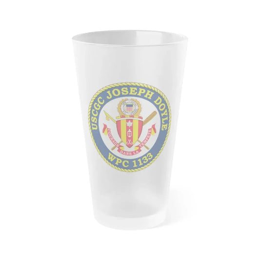 USCG C JOSEPH DOYLE W PC 1133 (U.S. Coast Guard) Frosted Pint Glass 16oz Default Title - Go Mug Yourself