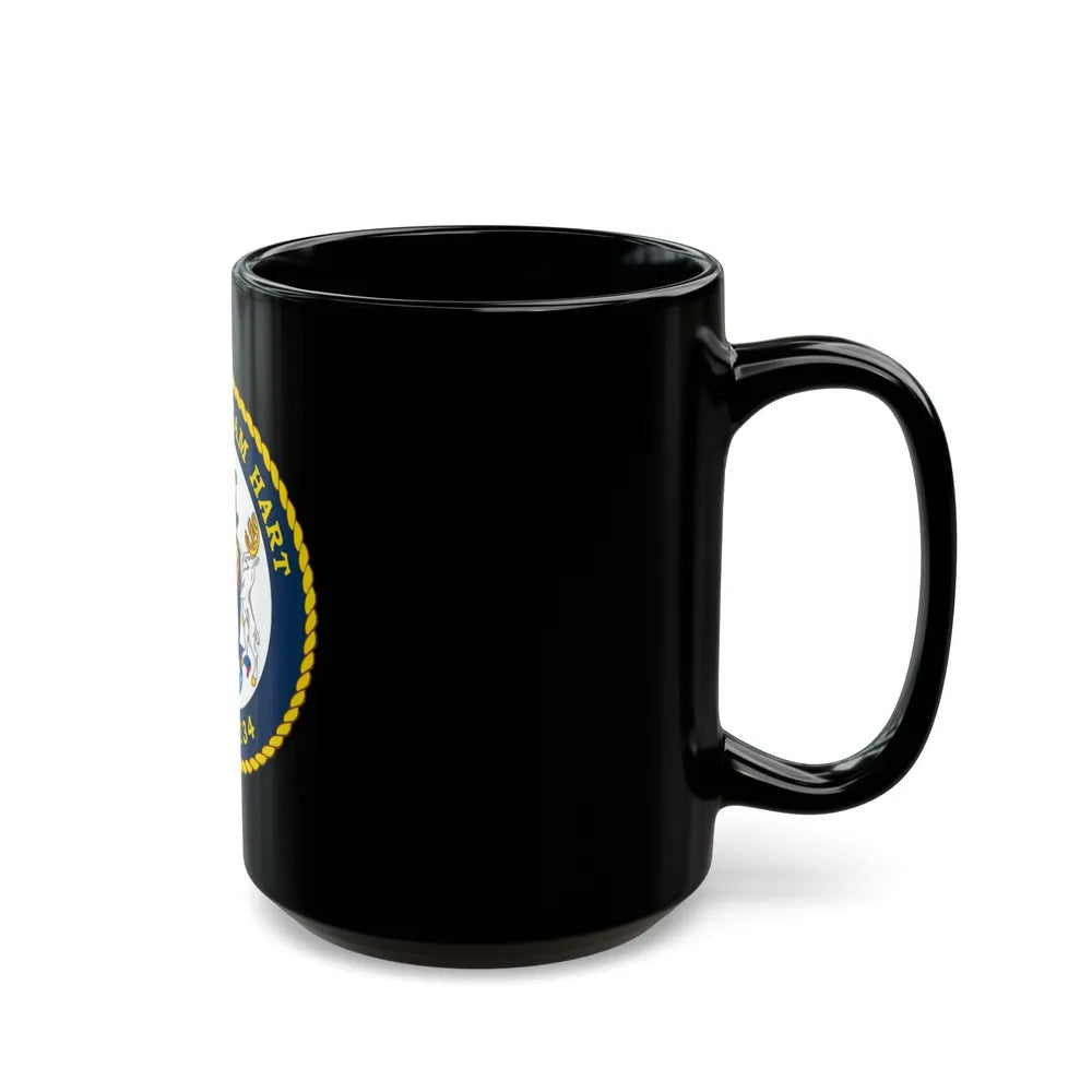 USCG C William Hart WPC 1134 (U.S. Coast Guard) Black Coffee Mug-Go Mug Yourself