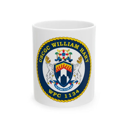 USCG C William Hart WPC 1134 (U.S. Coast Guard) White Coffee Mug-11oz-Go Mug Yourself