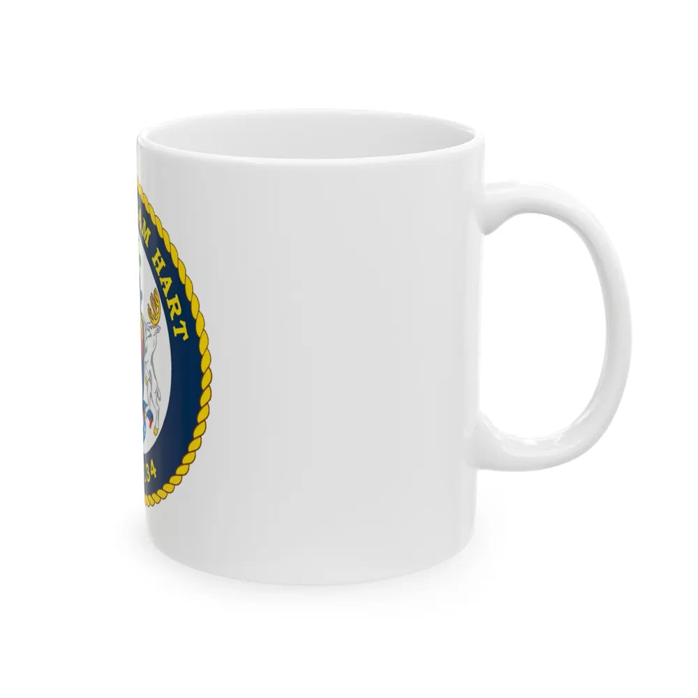 USCG C William Hart WPC 1134 (U.S. Coast Guard) White Coffee Mug-Go Mug Yourself