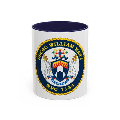 USCG C William Hart WPC 1134 (U.S. Coast Guard) Accent Coffee Mug 11oz Navy - Go Mug Yourself