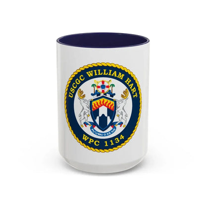 USCG C William Hart WPC 1134 (U.S. Coast Guard) Accent Coffee Mug 15oz Navy - Go Mug Yourself
