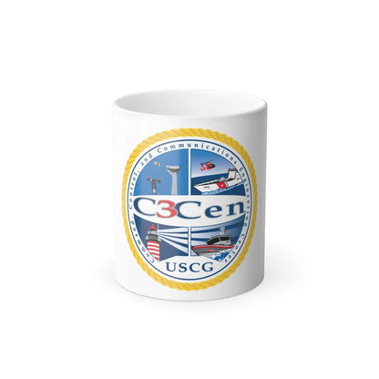 USCG C3 Cen Command Control Comm Engineering (U.S. Coast Guard) Color Changing Mug 11oz-11oz-Go Mug Yourself