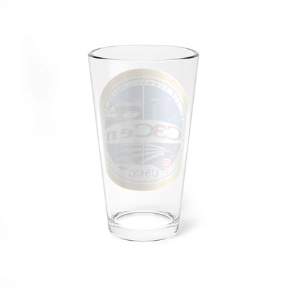 USCG C3 Cen Command Control Comm Engineering (U.S. Coast Guard) Pint Glass 16oz-Go Mug Yourself