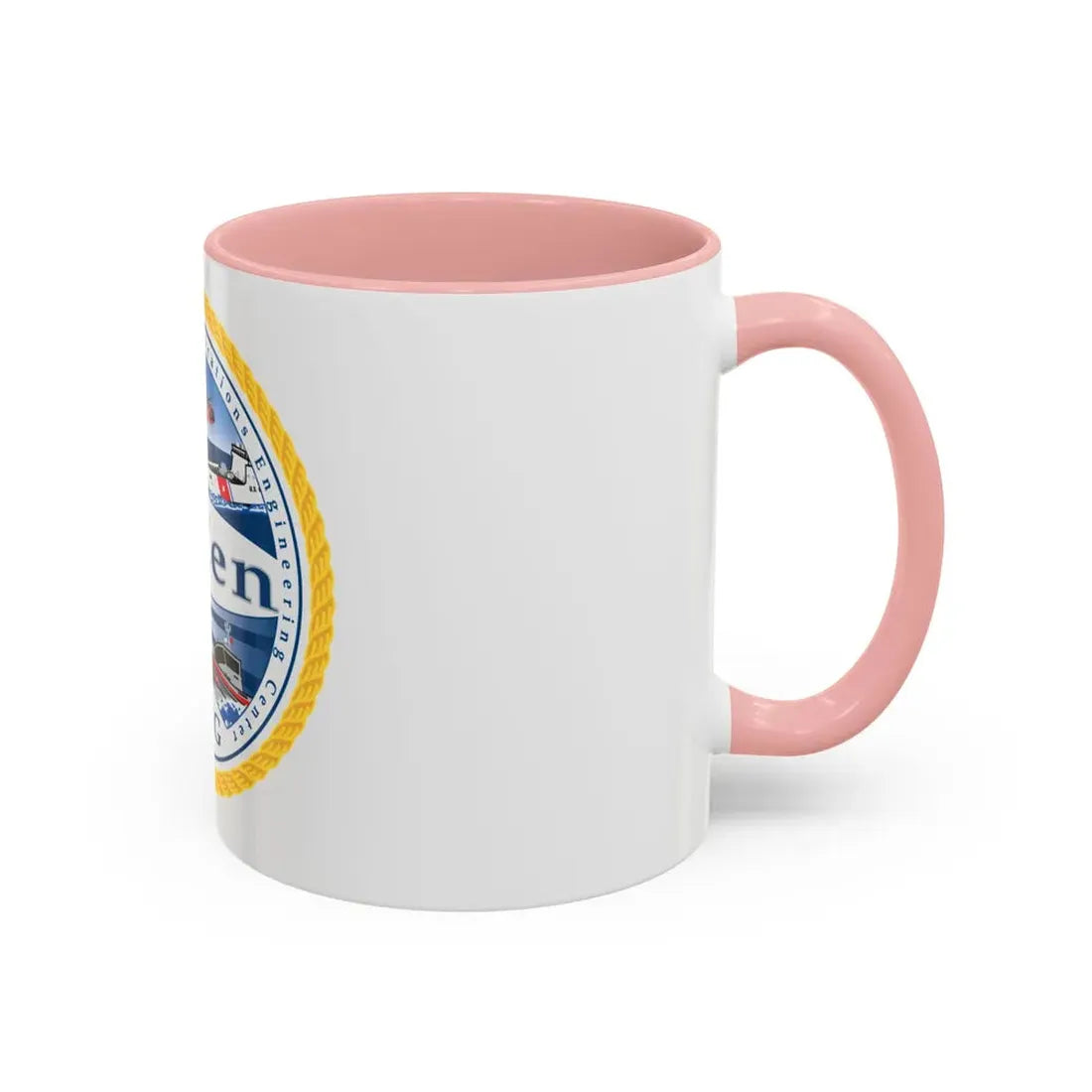USCG C3 Cen Command Control Comm Engineering (U.S. Coast Guard) Accent Coffee Mug - Go Mug Yourself