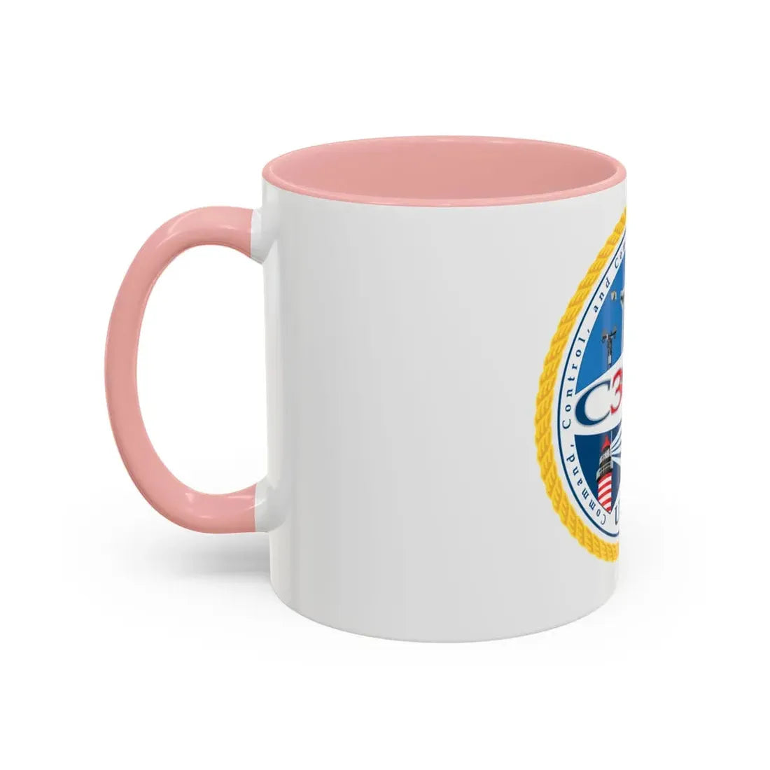 USCG C3 Cen Command Control Comm Engineering (U.S. Coast Guard) Accent Coffee Mug - Go Mug Yourself