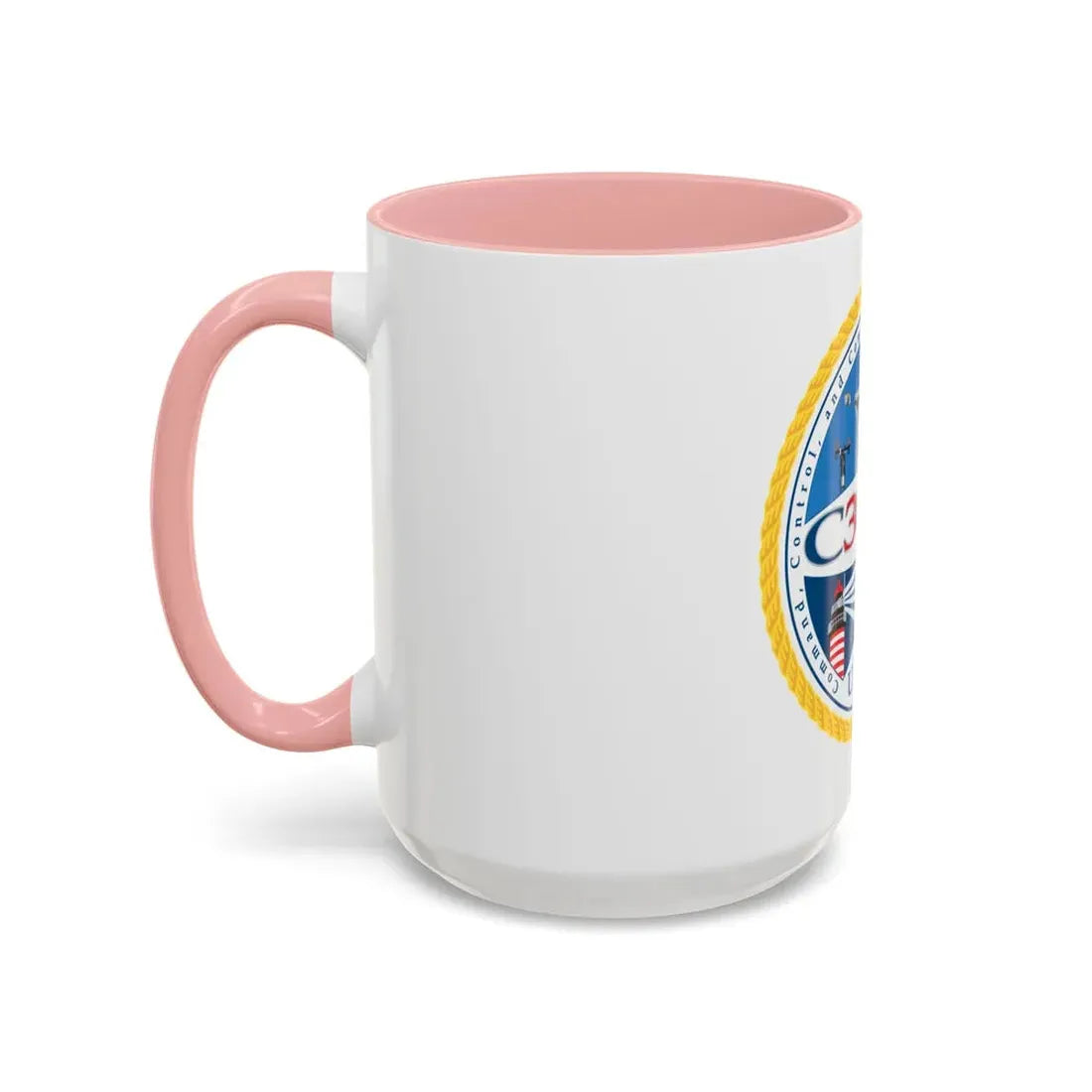 USCG C3 Cen Command Control Comm Engineering (U.S. Coast Guard) Accent Coffee Mug - Go Mug Yourself