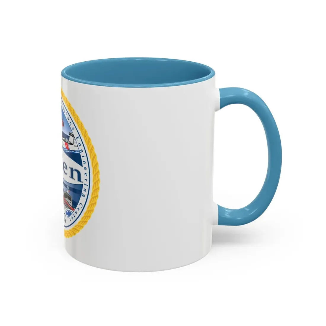 USCG C3 Cen Command Control Comm Engineering (U.S. Coast Guard) Accent Coffee Mug - Go Mug Yourself
