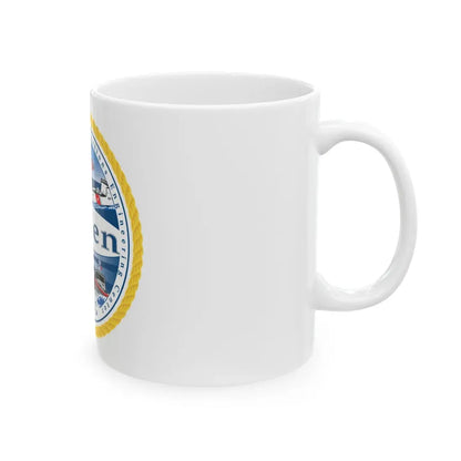 USCG C3 Cen Command Control Comm Engineering (U.S. Coast Guard) White Coffee Mug - Go Mug Yourself