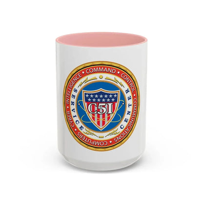 USCG C51SC (U.S. Coast Guard) Accent Coffee Mug 15oz Pink - Go Mug Yourself