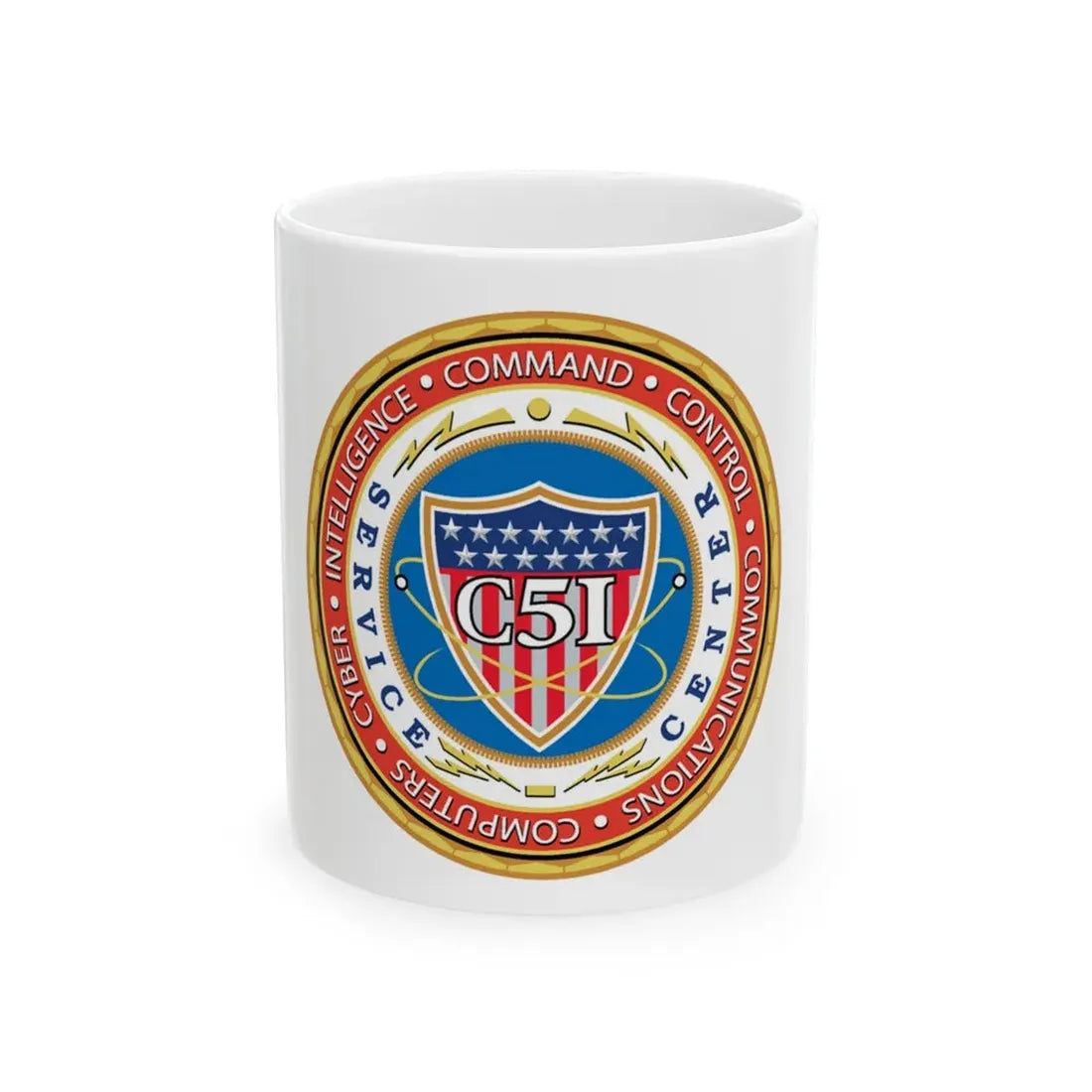 USCG C51SC (U.S. Coast Guard) White Coffee Mug 11oz - Go Mug Yourself