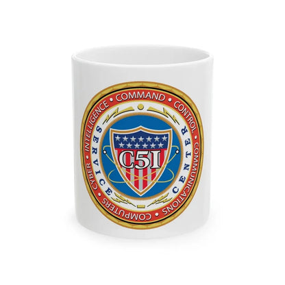 USCG C51SC (U.S. Coast Guard) White Coffee Mug 11oz - Go Mug Yourself