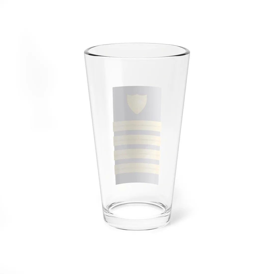 USCG Captain Shoulder Board Enhanced (United States) (Military Rank) Pint Glass 16oz - Go Mug Yourself