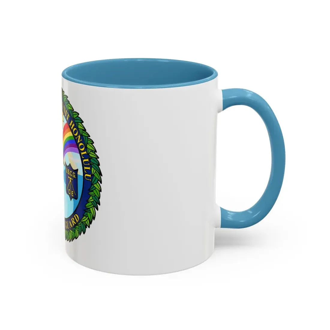 USCG CE Unit Honolulu (U.S. Coast Guard) Accent Coffee Mug - Go Mug Yourself
