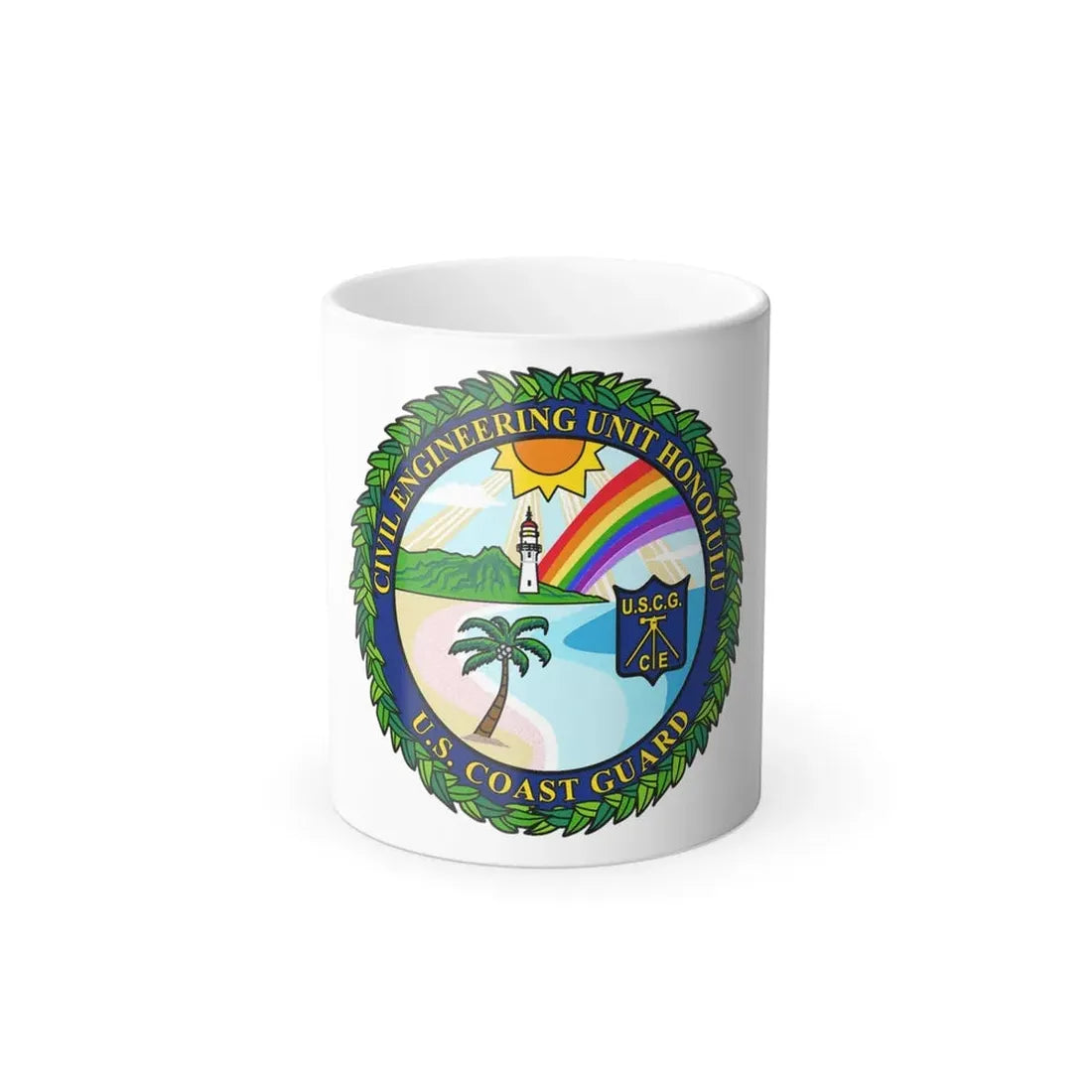 USCG CE Unit Honolulu (U.S. Coast Guard) Color Changing Coffee Mug 11oz - Go Mug Yourself