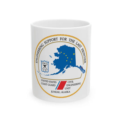 USCG CEU Juneau NEW 08 (U.S. Coast Guard) White Coffee Mug-11oz-Go Mug Yourself