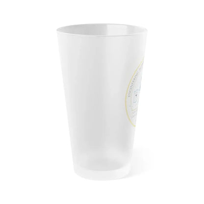 USCG CEU Juneau NEW 08 (U.S. Coast Guard) Frosted Pint Glass 16oz - Go Mug Yourself