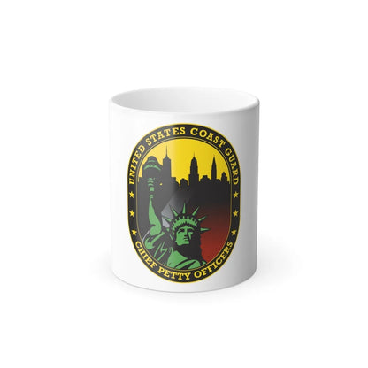 USCG Chief Petty Officer CPO (U.S. Coast Guard) Color Changing Mug 11oz-11oz-Go Mug Yourself