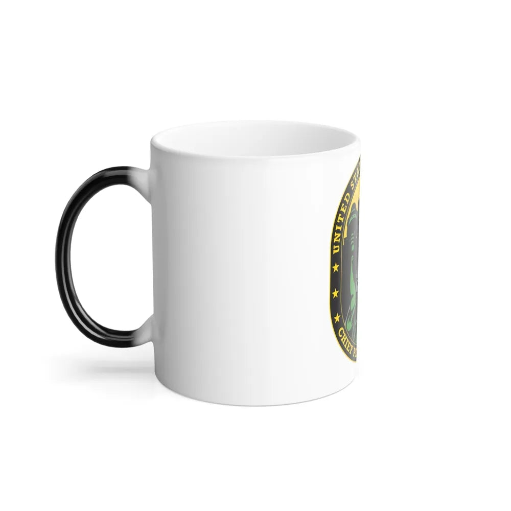 USCG Chief Petty Officer CPO (U.S. Coast Guard) Color Changing Mug 11oz-Go Mug Yourself