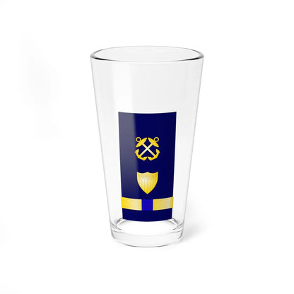 USCG Chief Warrant Officer 4 Shoulder Board Enhanced (United States) (Military Rank) Pint Glass 16oz - Go Mug Yourself