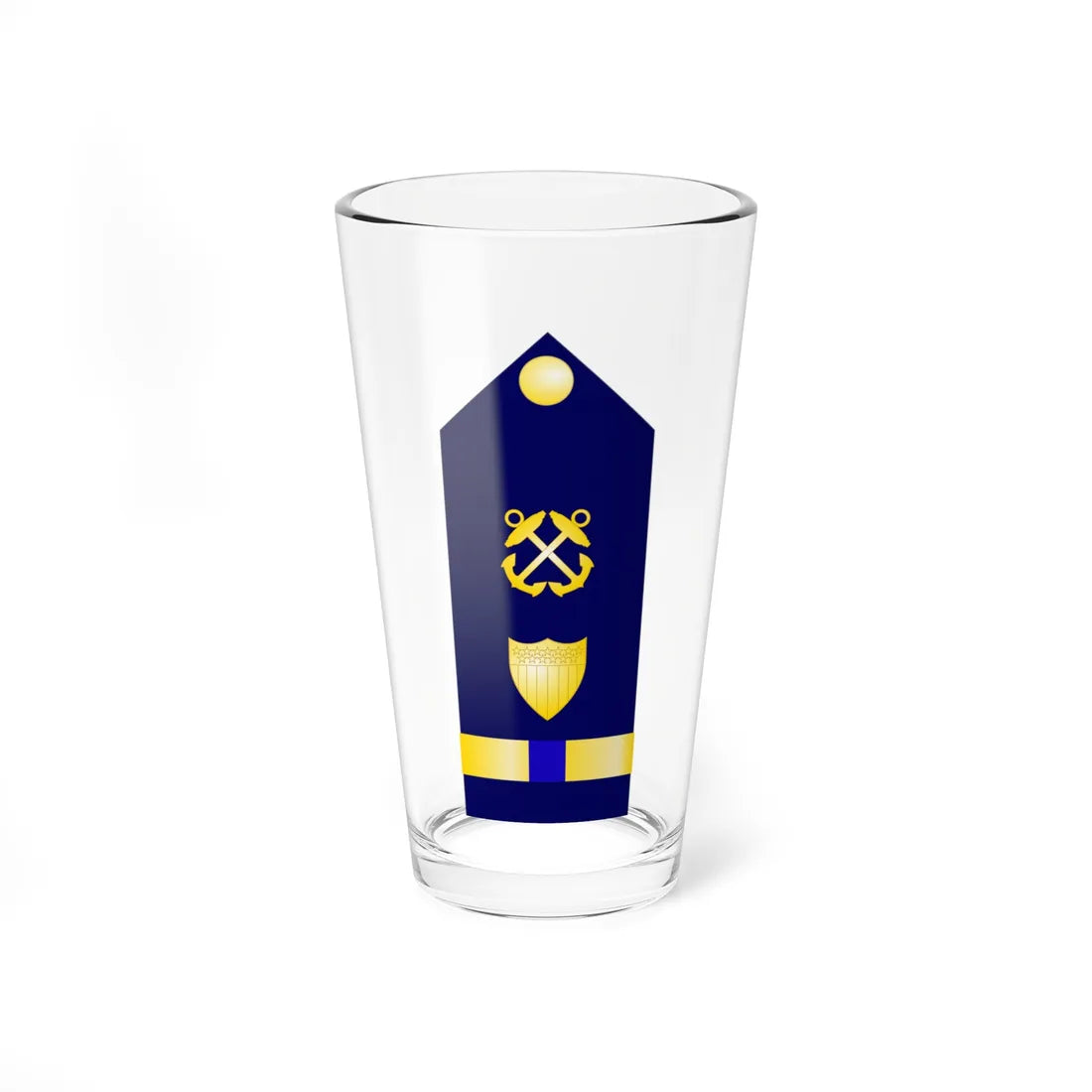 USCG Chief Warrant Officer 4 Shoulder Board (United States) (Military Rank) Pint Glass 16oz 16oz - Go Mug Yourself