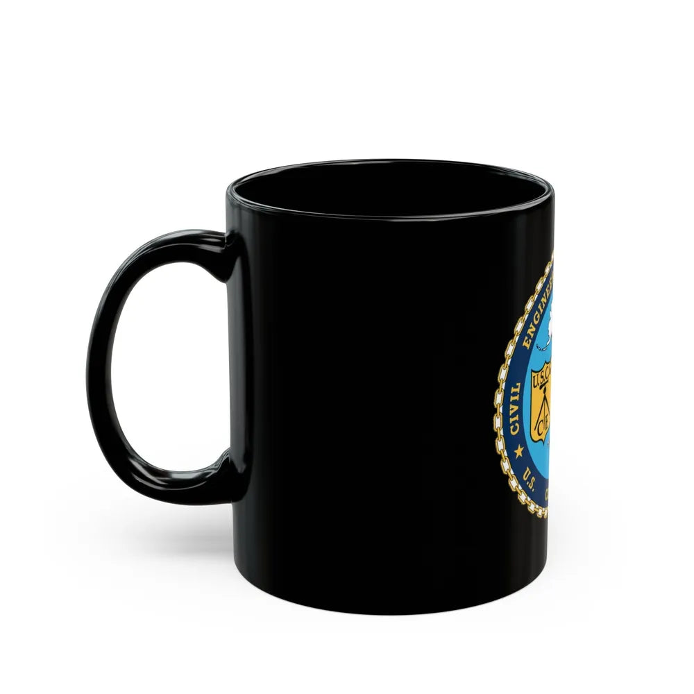 USCG Civil Eng Unit Oakland (U.S. Coast Guard) Black Coffee Mug-Go Mug Yourself