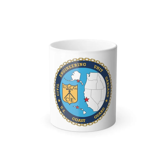 USCG Civil Eng Unit Oakland (U.S. Coast Guard) Color Changing Mug 11oz-11oz-Go Mug Yourself