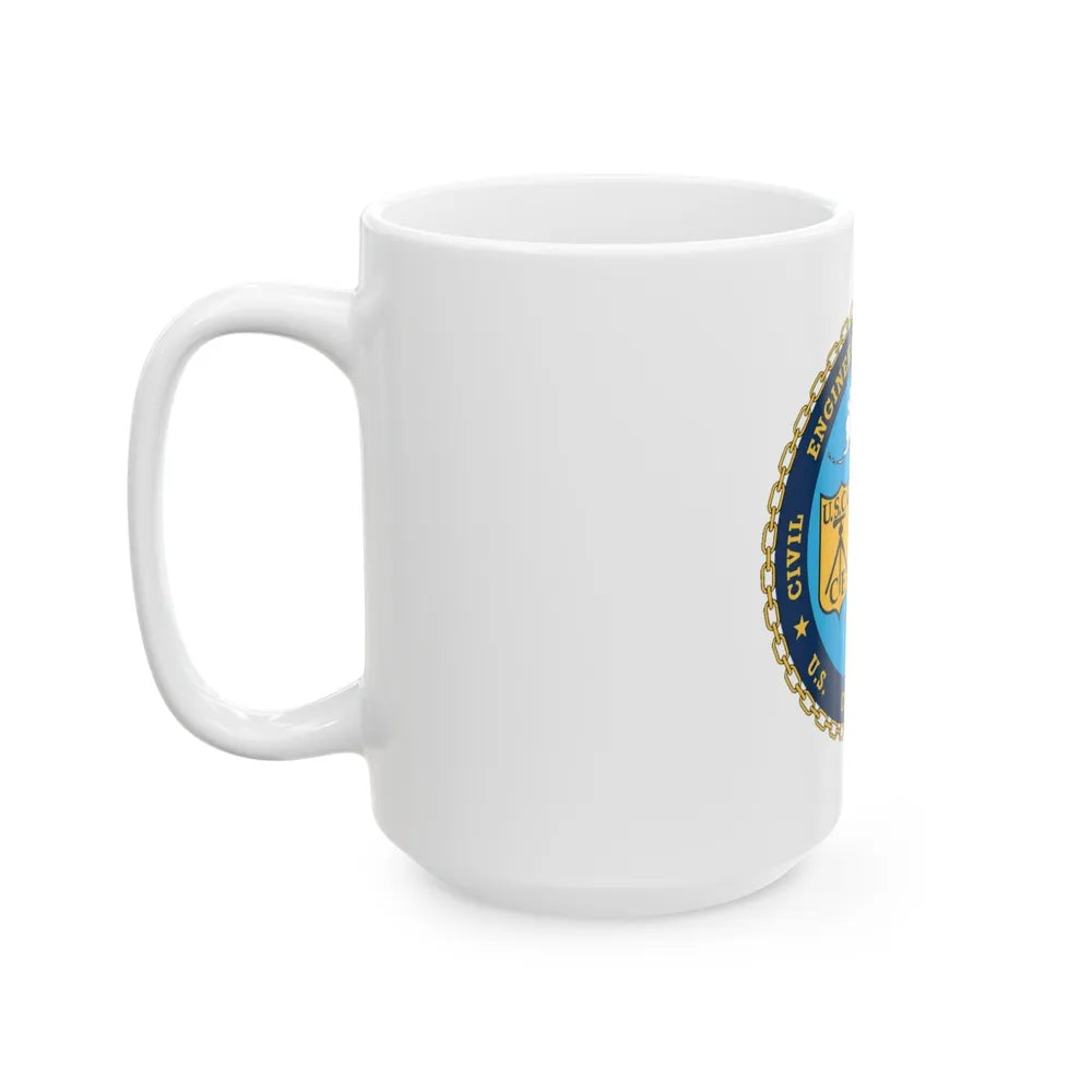 USCG Civil Eng Unit Oakland (U.S. Coast Guard) White Coffee Mug-Go Mug Yourself