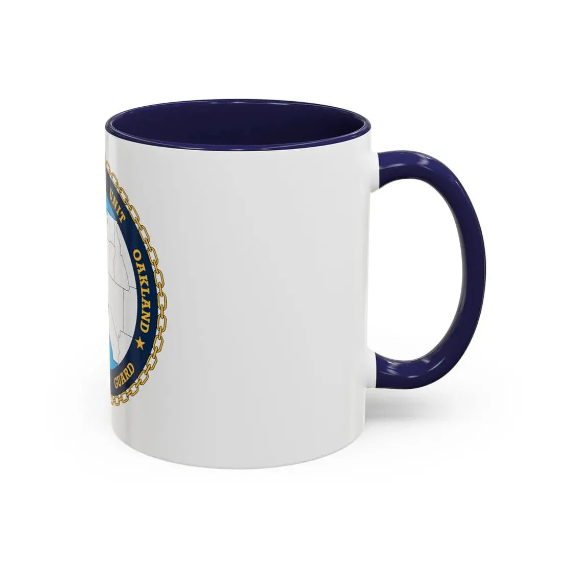 USCG Civil Eng Unit Oakland (U.S. Coast Guard) Accent Coffee Mug - Go Mug Yourself