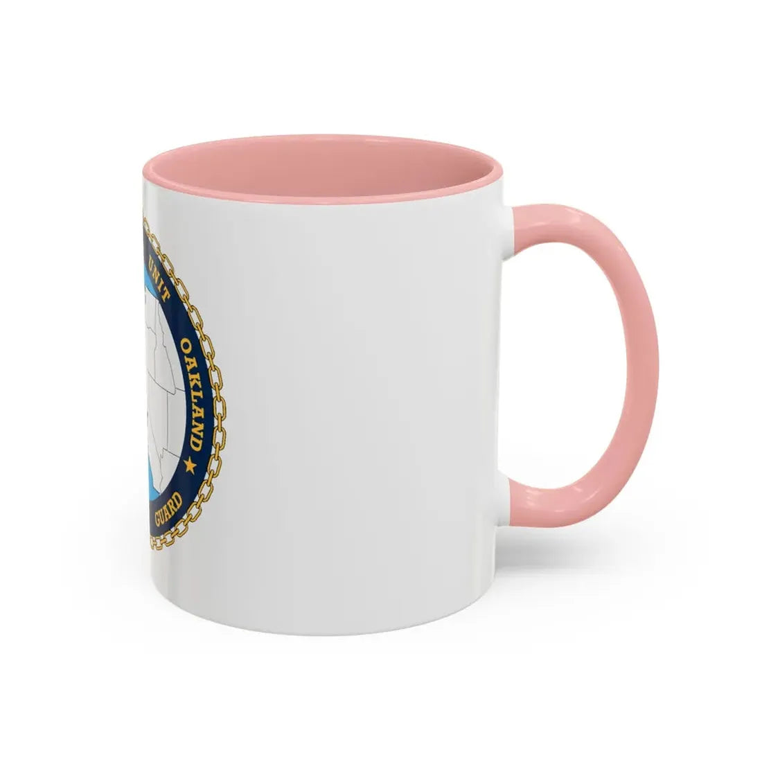 USCG Civil Eng Unit Oakland (U.S. Coast Guard) Accent Coffee Mug - Go Mug Yourself