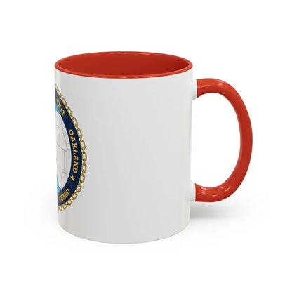 USCG Civil Eng Unit Oakland (U.S. Coast Guard) Accent Coffee Mug - Go Mug Yourself