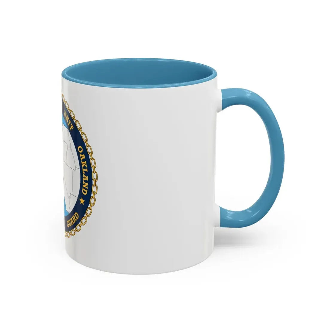 USCG Civil Eng Unit Oakland (U.S. Coast Guard) Accent Coffee Mug - Go Mug Yourself