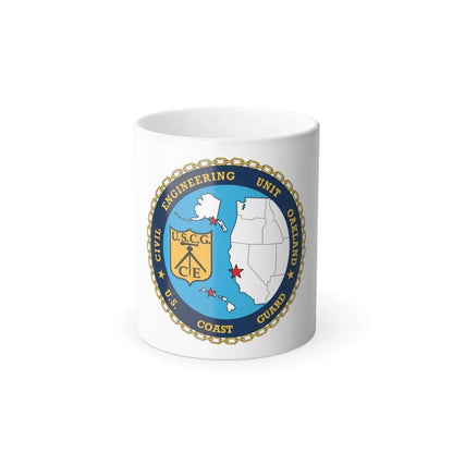 USCG Civil Eng Unit Oakland (U.S. Coast Guard) Color Changing Coffee Mug 11oz - Go Mug Yourself