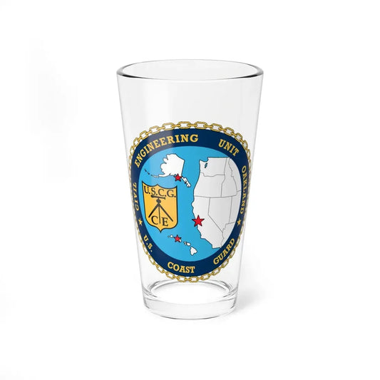 USCG Civil Eng Unit Oakland (U.S. Coast Guard) Pint Glass 16oz 16oz - Go Mug Yourself