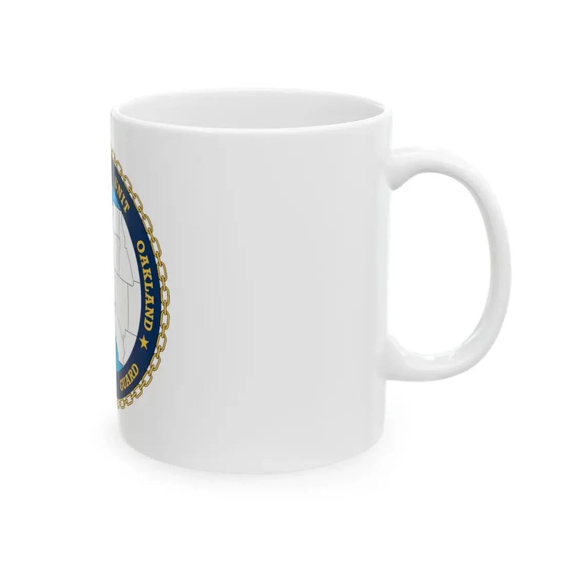 USCG Civil Eng Unit Oakland (U.S. Coast Guard) White Coffee Mug - Go Mug Yourself