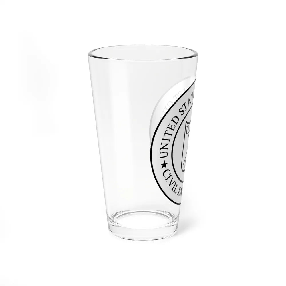 USCG Civil Engineering (U.S. Coast Guard) Pint Glass 16oz-Go Mug Yourself