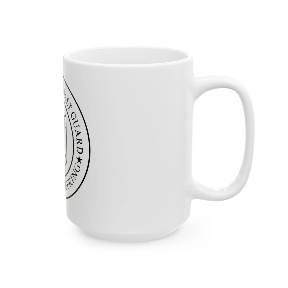 USCG Civil Engineering (U.S. Coast Guard) White Coffee Mug-Go Mug Yourself