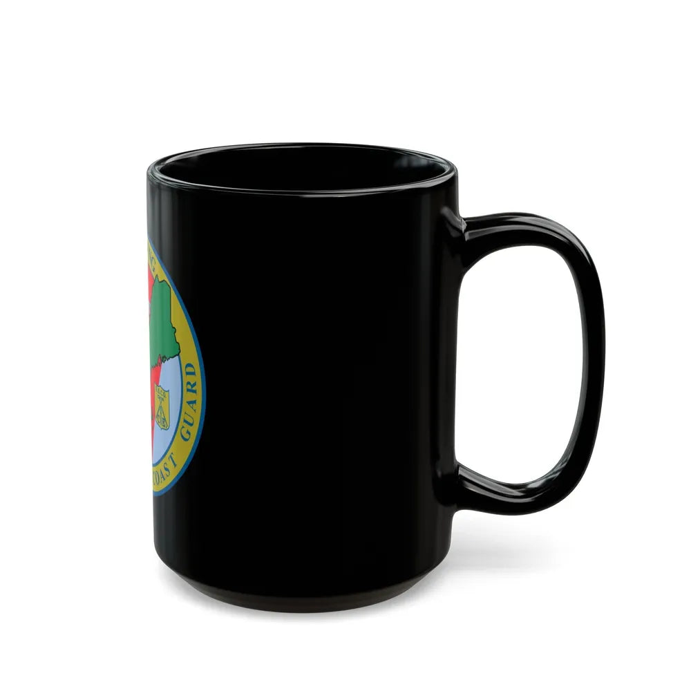 USCG Civil Engineering Unit Providence (U.S. Coast Guard) Black Coffee Mug-Go Mug Yourself