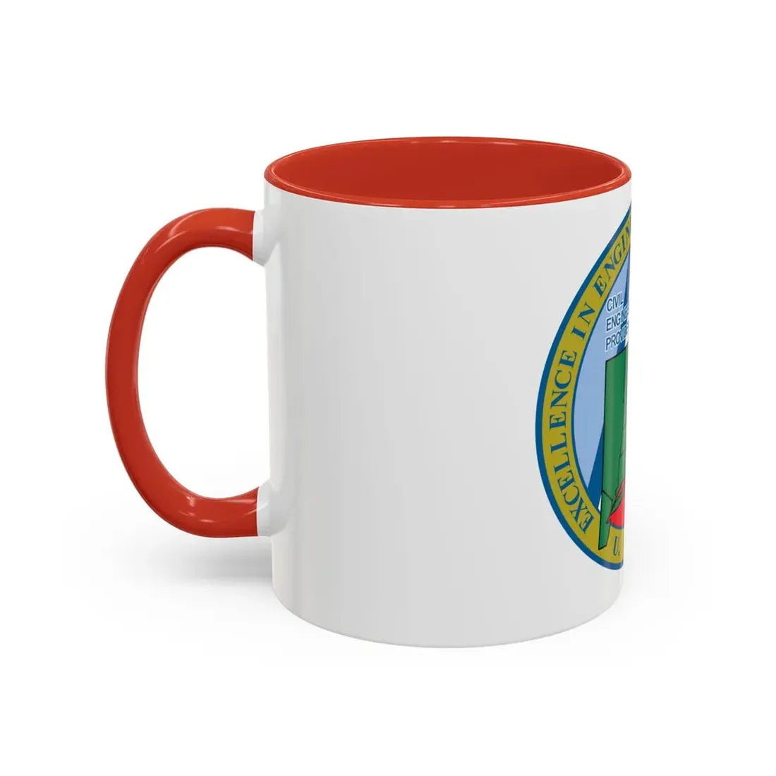USCG Civil Engineering Unit Providence (U.S. Coast Guard) Accent Coffee Mug - Go Mug Yourself