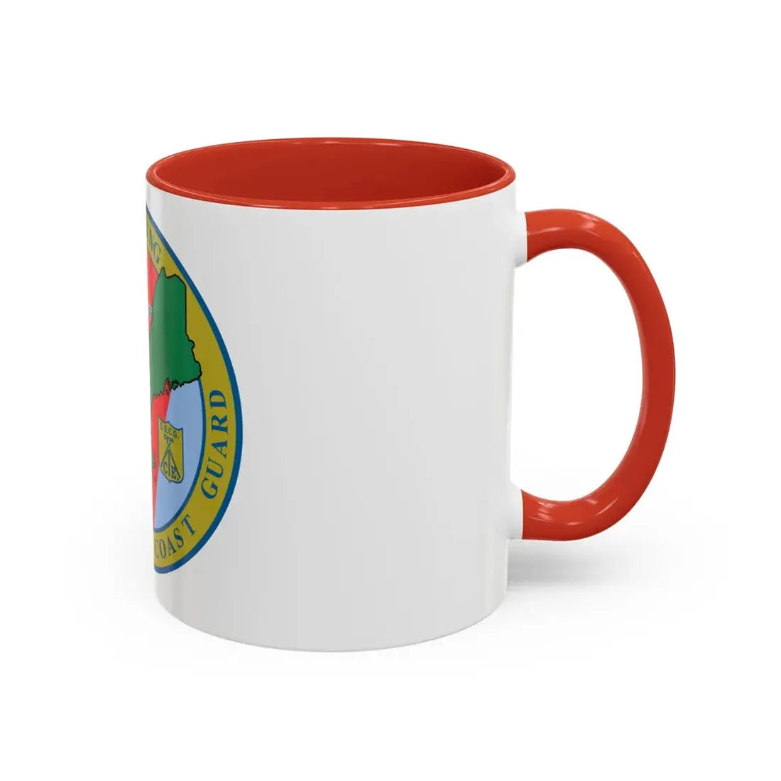 USCG Civil Engineering Unit Providence (U.S. Coast Guard) Accent Coffee Mug - Go Mug Yourself